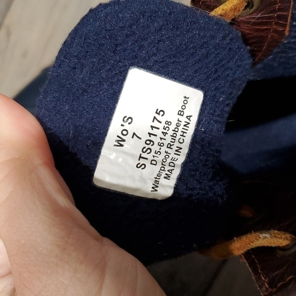 Sperry Saltwater Women Waterproof Ankle Boots sz 7 shoes - Picture 11 of 11